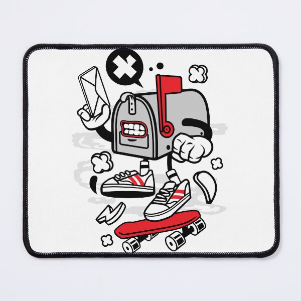 Item preview, Cute Mailbox On A Skateboard  designed and sold by Artistic Prints.
