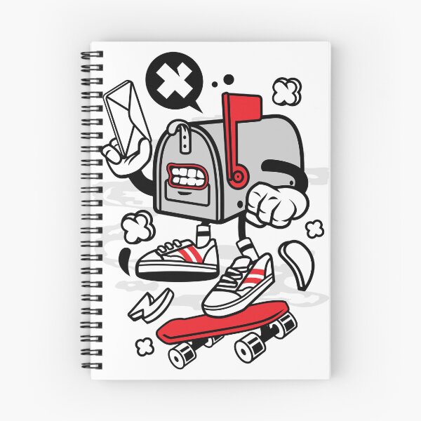 Item preview, Cute Mailbox On A Skateboard  designed and sold by Artistic Prints.