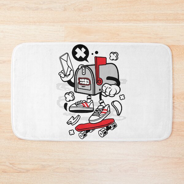 Item preview, Cute Mailbox On A Skateboard  designed and sold by Artistic Prints.