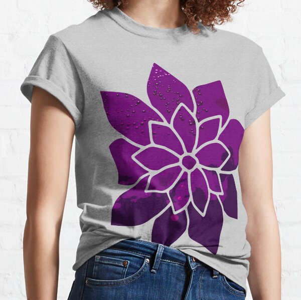 Purple Rain Floral Women's T-shirt