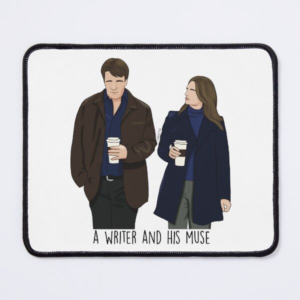 Item preview, A writer and his muse designed and sold by fanartbygabi | Gabi Veiga.