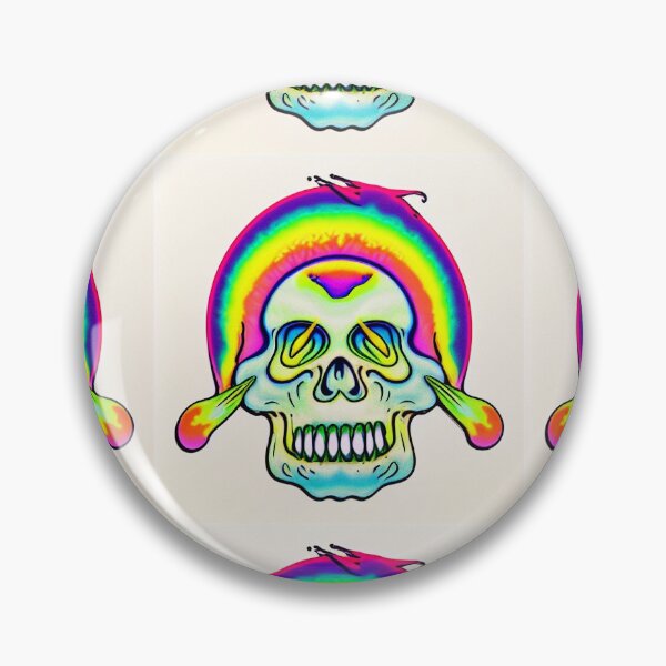 Item preview, "Munen" Rainbow Skull designed and sold by HofmannsStamps.