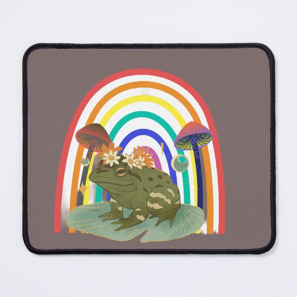 Item preview, frog with rainbow colours designed and sold by Nafeesdesign.