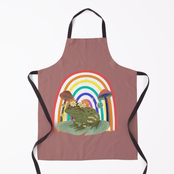 Item preview, frog with rainbow colours designed and sold by Nafeesdesign.