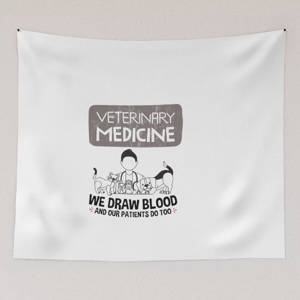 Item preview, Veterinary Medicine Vet Tech We Draw Blood And Our Patients Do Too designed and sold by letsgoh.