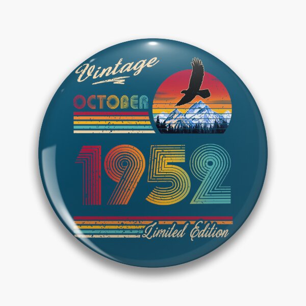 Item preview, October 1952 Birthday designed and sold by GreenSplash.