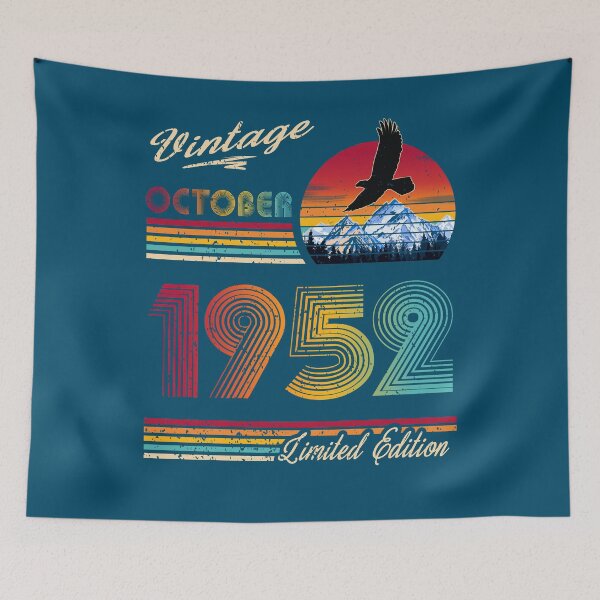 Item preview, October 1952 Birthday designed and sold by GreenSplash.
