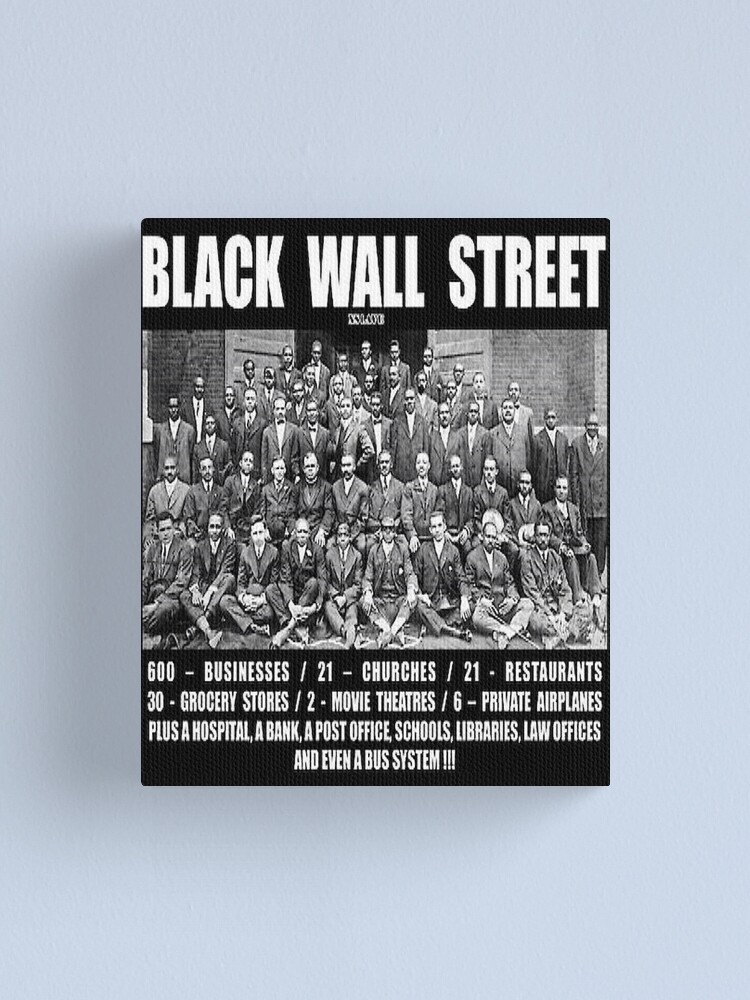 Alternate view of Black Wall Street Canvas Print