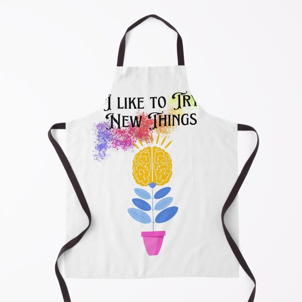Item preview, I like to Try New Things - Positive Quote - Brain blossoming - Motivation - Evolve - Empower - Mental Health - Learning awareness designed and sold by Mechanical-Artt.