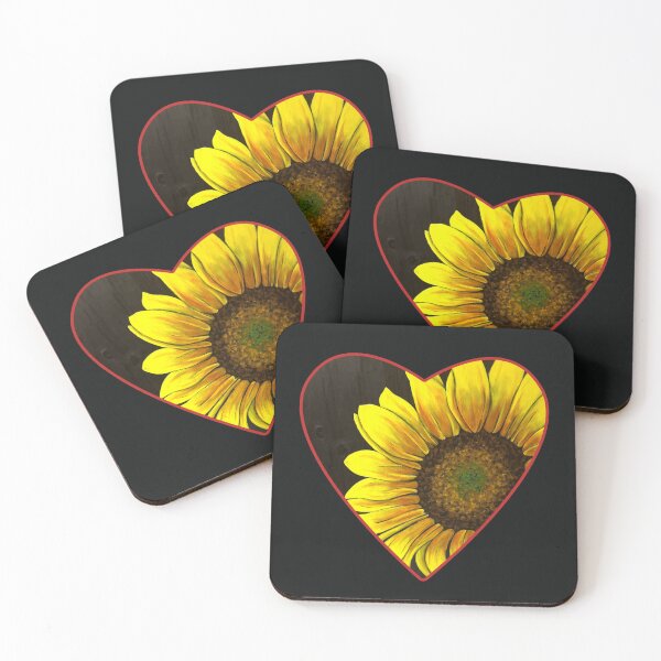 Item preview, Yellow Sunflower Heart designed and sold by for-dreams-sake.