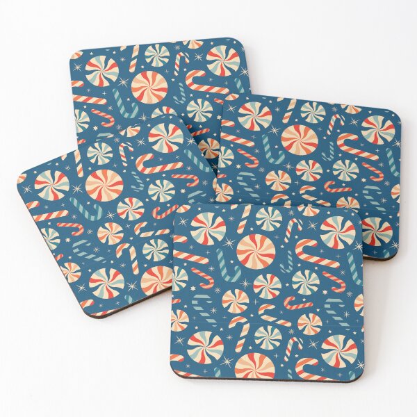 Item preview, Retro Christmas Candy - Seamless Pattern designed and sold by DebbisPalette.