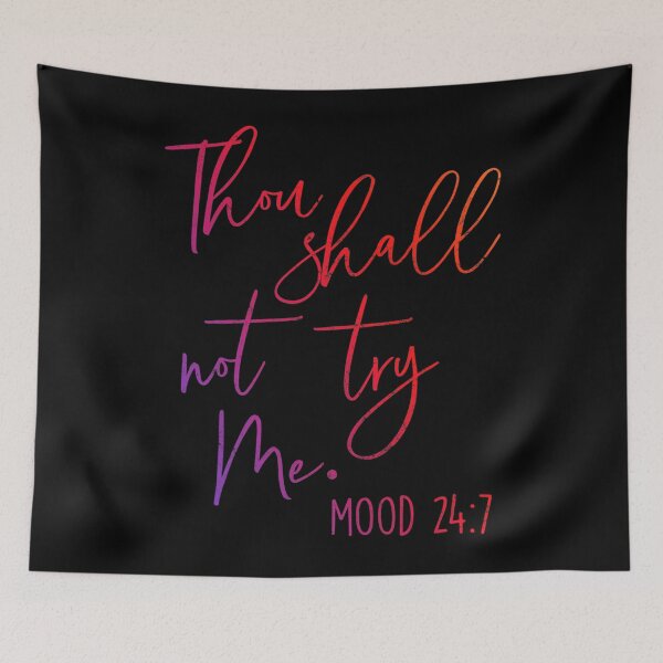 Item preview, Thou Shall Not Try Me For Women Funny Tees designed and sold by teeminghearing4.