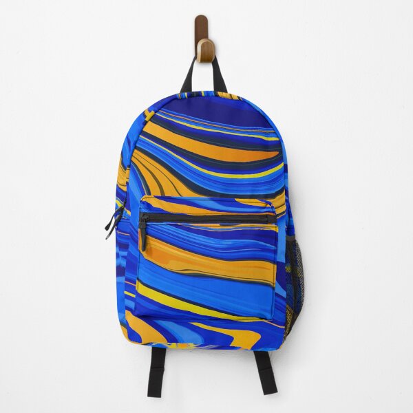 Item preview, Golden Blue Dunes | Trippy Liquid Art | Trippy Art | Stoked Up Art designed and sold by StokedUpArt.