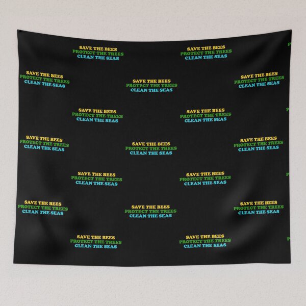Item preview, save the bees protect the trees clean the ocean    designed and sold by LilyellaThe.