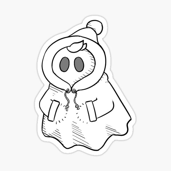 Chilly Ghost Design Sticker For Sale By Samwilliamson63 Redbubble