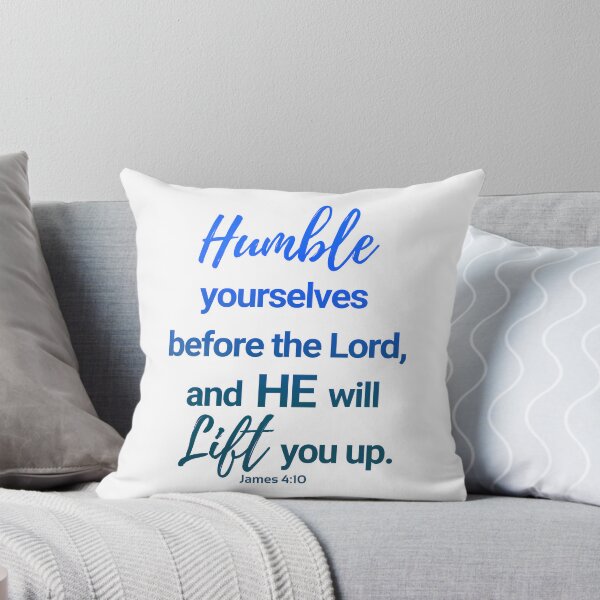 Item preview, James 4:10 Humble yourselves (Blue Green Gradient) designed and sold by rainbowsinks.