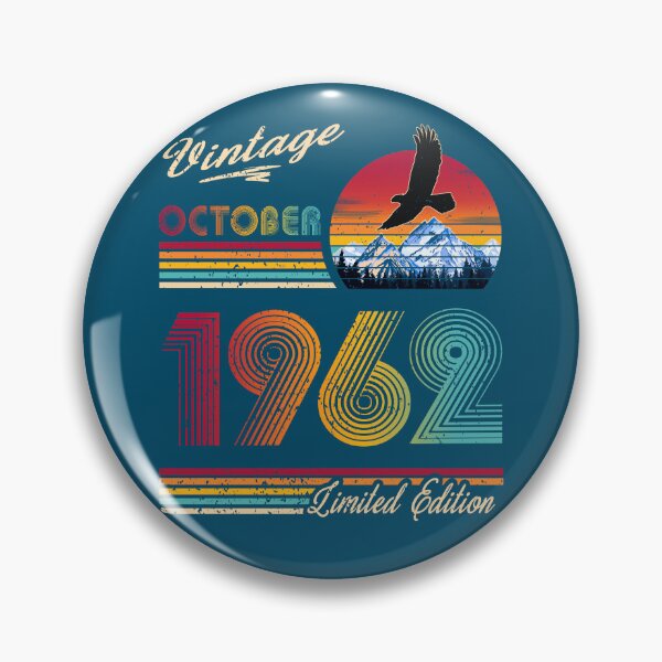 Item preview, October 1962 Birthday designed and sold by GreenSplash.