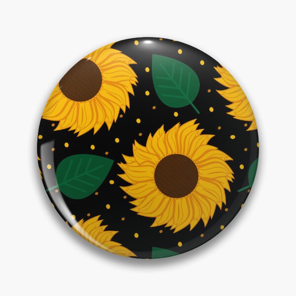 Item preview, Cute Sunflowers and Leaves Floral Seamless Pattern designed and sold by humnoo.