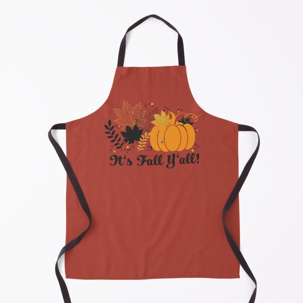 Item preview, It's Fall Y'all Pumpkin and Autumn Leaves designed and sold by HoneyHue.