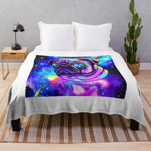 Item preview, Galactic Pug, Pug Galaxy Art designed and sold by Bookwyrm-Bazaar.