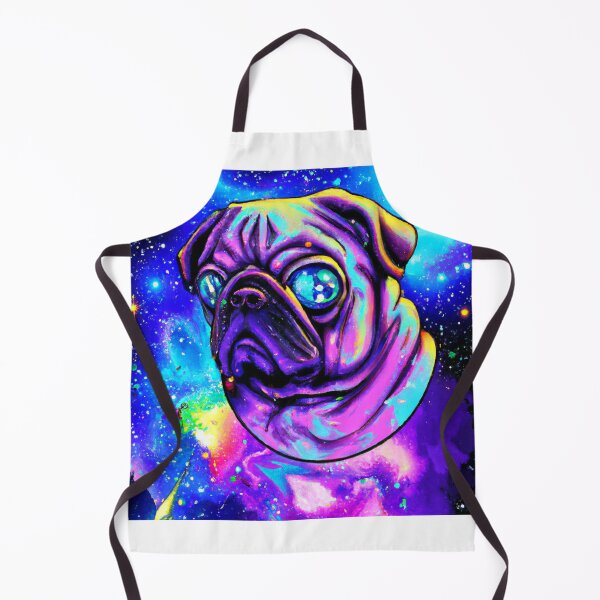 Item preview, Galactic Pug, Pug Galaxy Art designed and sold by Bookwyrm-Bazaar.