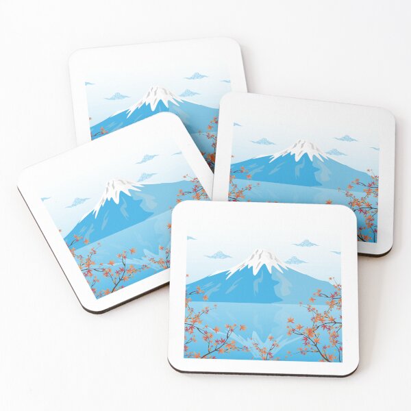 Item preview, mountain with wave and Sun Japanese Style designed and sold by EllaeLeea.