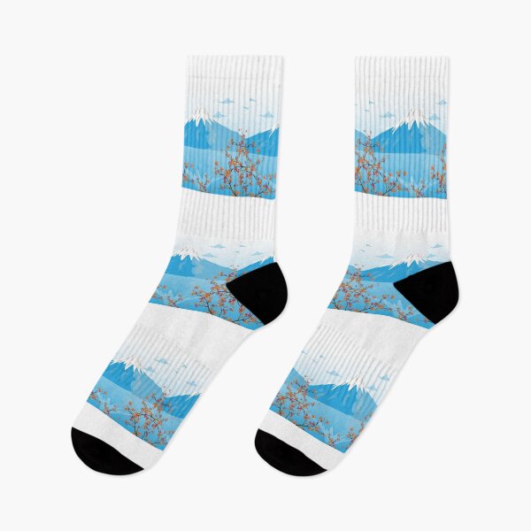Item preview, mountain with wave and Sun Japanese Style designed and sold by EllaeLeea.