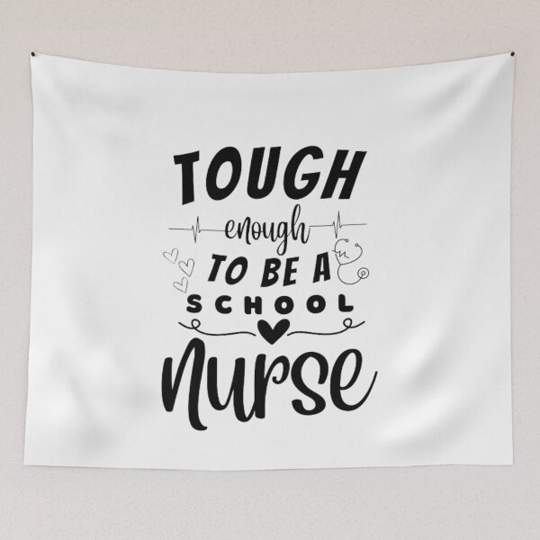 Item preview, Tough Enough To Be A School Nurse designed and sold by ImaginedCo.