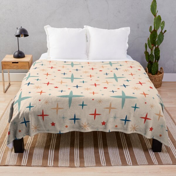 Item preview, Retro Christmas Stars - Seamless Pattern designed and sold by DebbisPalette.