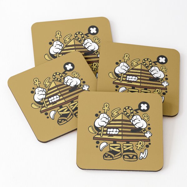 Item preview, Angry Pyramid With Hand And Shoes designed and sold by Artistic Prints.