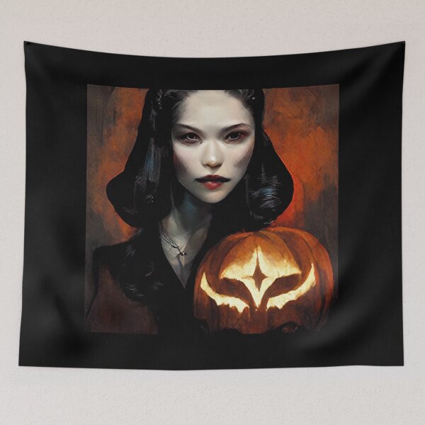 Item preview,  Woman holding a pumpkin. designed and sold by Maniock.