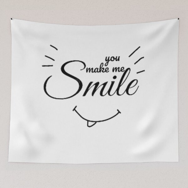 Item preview, You make me smile Lightweight Hoodie designed and sold by joulay.