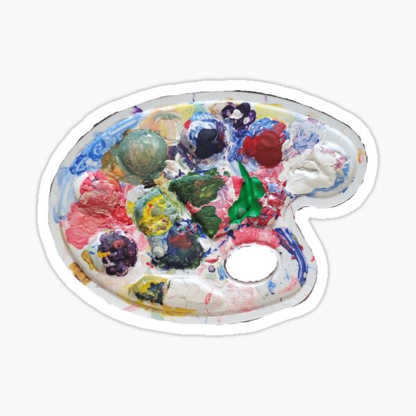 "Real Legit Paint Palette by Fortnightlyartist" Sticker for Sale by