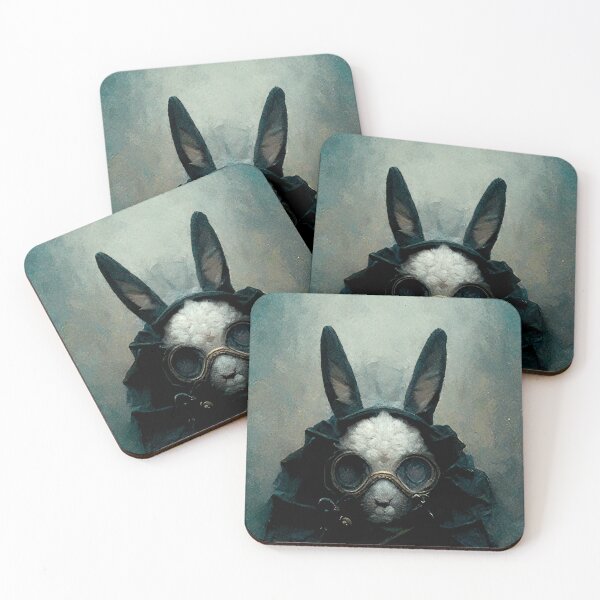 Item preview, Rabbit in a post-apocalyptic world. designed and sold by Maniock.