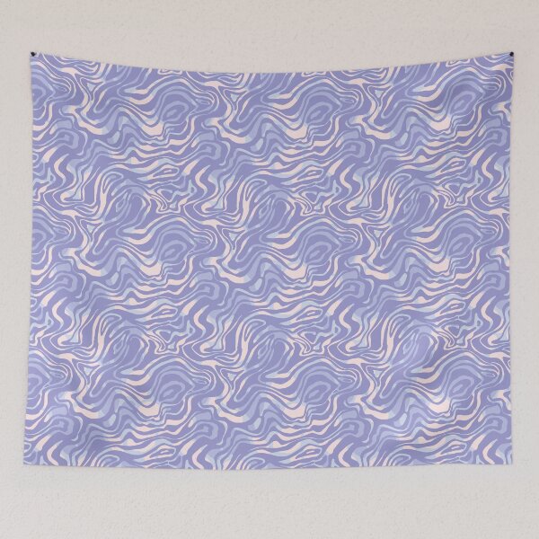 Item preview, Wavy swirl vector seamless pattern. Hand drawn 1970 vector illustration. Sixties pattern trippy. Groovy hippy style. designed and sold by Kizuneko.