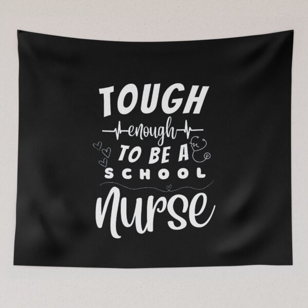 Item preview, Tough Enough To Be A School Nurse designed and sold by ImaginedCo.