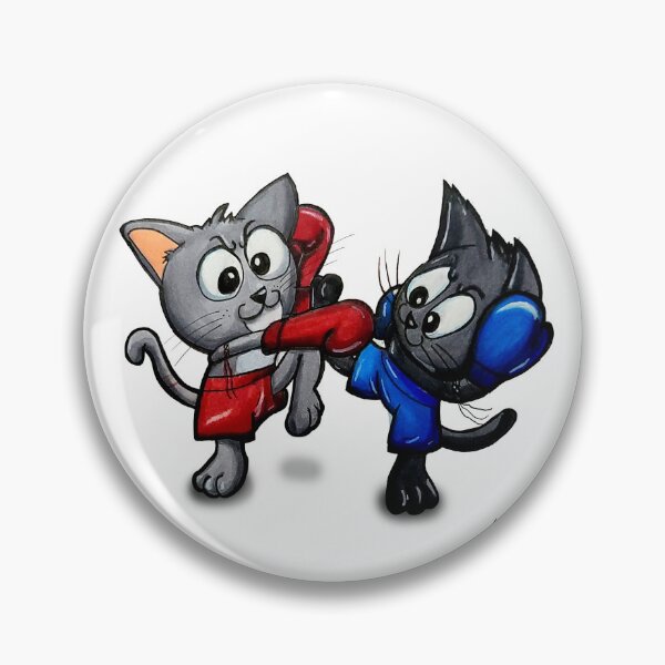 Item preview, Meow Thai - The Fine Art of Kitty Muay Thai | KittyHasFleaz designed and sold by KittyHasFleaz.