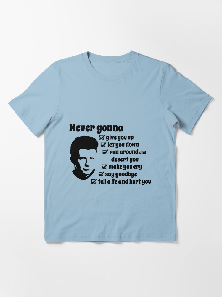 Rickroll T Shirt 100% Cotton Qr Code Astley Never Gonna Give You Up Rick  Rolled Rickrolled Rick Rolling Rickrolling Short Long - T-shirts -  AliExpress