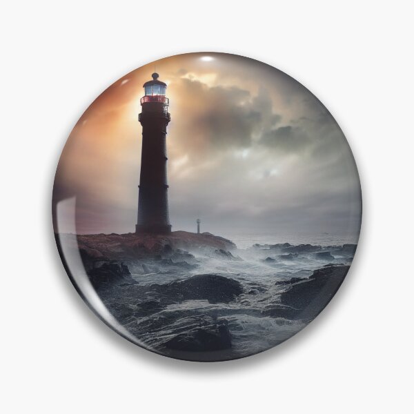 Item preview,  Rough sea at sunset. designed and sold by Maniock.