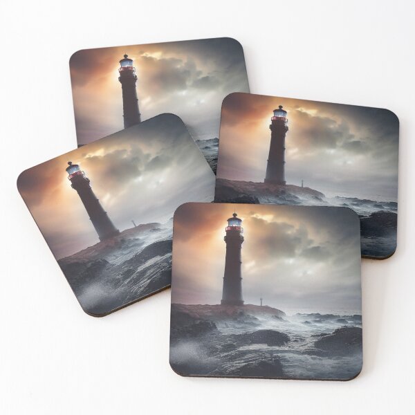 Item preview,  Rough sea at sunset. designed and sold by Maniock.