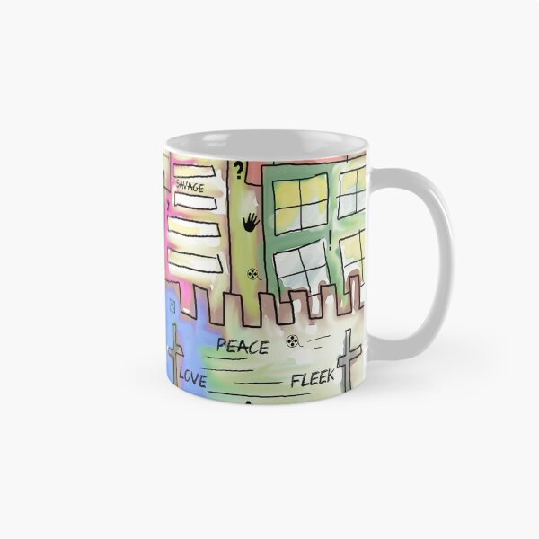 Item preview, Buildings graphic Doodle art  designed and sold by MNA-Art.