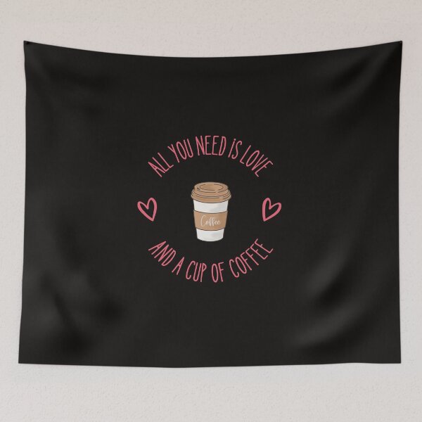 Item preview, all you need is love and a cup of coffee day designed and sold by hassendz.