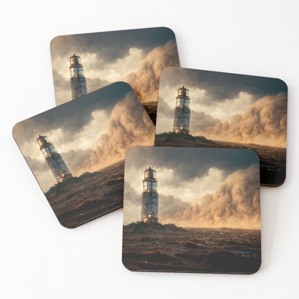 Item preview, Post apocalyptic lighthouse on the sea. designed and sold by Maniock.