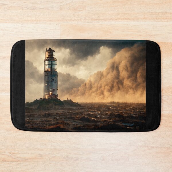 Item preview, Post apocalyptic lighthouse on the sea. designed and sold by Maniock.