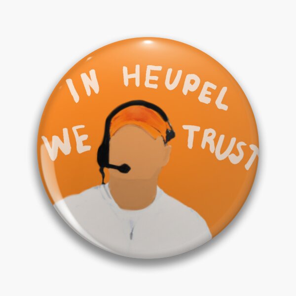 Item preview, IN HEUPEL WE TRUST GAMEDAY PIN designed and sold by Caitlin Affeldt.