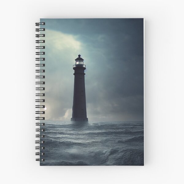 Item preview, Un faro en el mar oscuro. designed and sold by Maniock.
