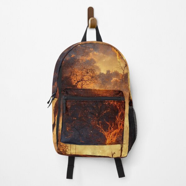 Item preview, A giraffe during a fire. designed and sold by Maniock.
