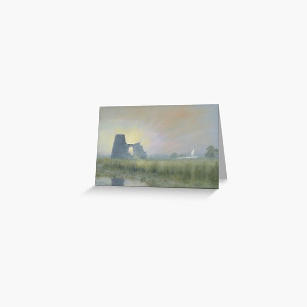 Sunrise at St Benets Abbey Greeting Card