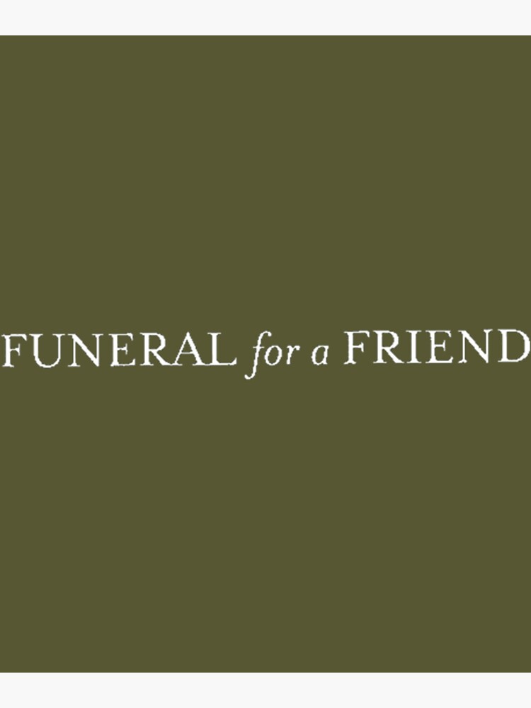 "Funeral for a Friend Band Logo" Poster for Sale by JulioLemoine
