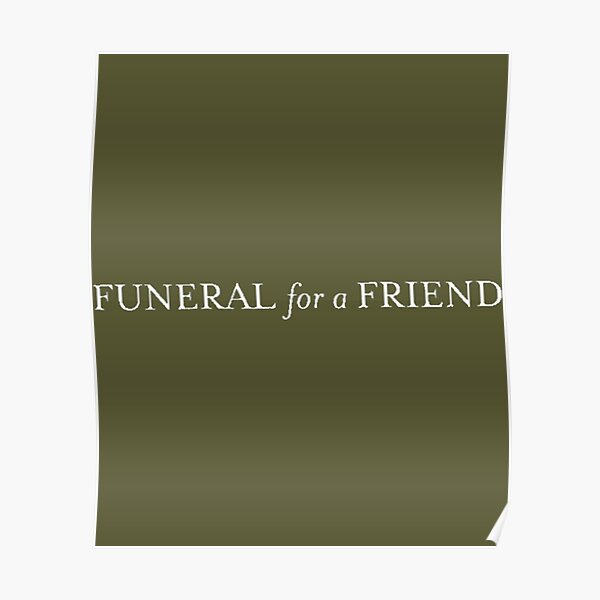 "Funeral for a Friend Band Logo" Poster for Sale by JulioLemoine